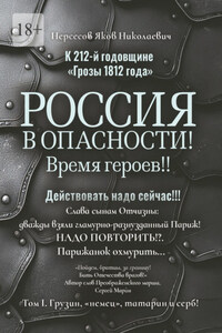 К 212-й годовщине «Грозы 1812 года». Россия в Опасности! Время героев!! Действовать надо сейчас!!! Том I. Грузин, «немец», татарин и серб!