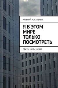 Я в этом мире только посмотреть. Стихи 2022—2023 гг.