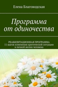 Программа от одиночества. РЕАБИЛИТАЦИОННАЯ ПРОГРАММА. 11 шагов изменения критической ситуации в личной жизни человека