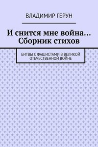 И снится мне война… Сборник стихов. Битвы с фашистами в Великой Отечественной войне
