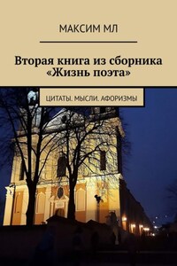 Вторая книга из сборника «Жизнь поэта». Цитаты. Мысли. Афоризмы