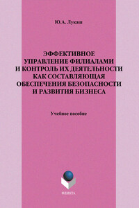 Эффективное управление филиалами и контроль их деятельности как составляющая обеспечения безопасности и развития бизнеса. Учебное пособие