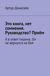 Это книга, нет сомнения. Руководство? Приём. А в ответ тишина. Он не вернулся из боя