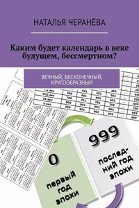 Каким будет календарь в веке будущем, бессмертном? Вечный, бесконечный, кругообразный
